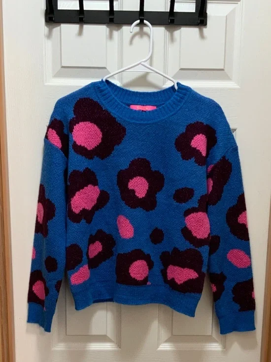 Lilly Pulitzer Bright Blue Crewneck Sweater - Picture 2 of 5